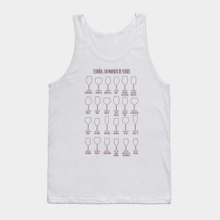 Spain, a World of Wines Tank Top